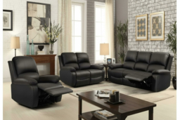 PRICE DROP! Modern Faux Leather Reclining Sofa Set - 3+2+1 Seater Corner Recliner, Multiple Colours - thumbnail 6