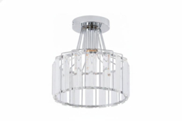 Crystal Ceiling Light with Chrome Frame - thumbnail 7