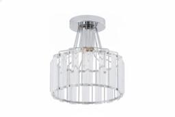 Crystal Ceiling Light with Chrome Frame - thumbnail 3