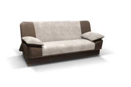 Jumbo Cord Fabric 3-Seater Sofa Bed - Modern Convertible Fabric Sofa, Space-Saving Guest Bed - thumbnail 3