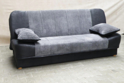 Jumbo Cord Fabric 3-Seater Sofa Bed - Modern Convertible Fabric Sofa, Space-Saving Guest Bed - thumbnail 8