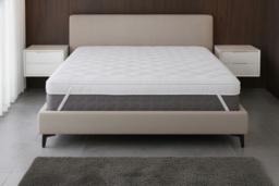 Plush Memory Foam Mattress Topper with Breathable Quilted Fabric Comfort - thumbnail 2