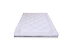 Plush Memory Foam Mattress Topper with Breathable Quilted Fabric Comfort