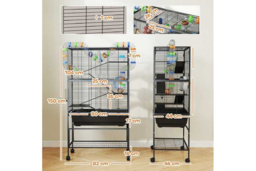 5-Tier Hamster Cage for Syrian Hamsters & Rats - Multi-Level, Easy Clean, Portable Small Pet Habitat - thumbnail 7