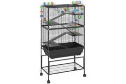 5-Tier Hamster Cage for Syrian Hamsters & Rats - Multi-Level, Easy Clean, Portable Small Pet Habitat - thumbnail 1