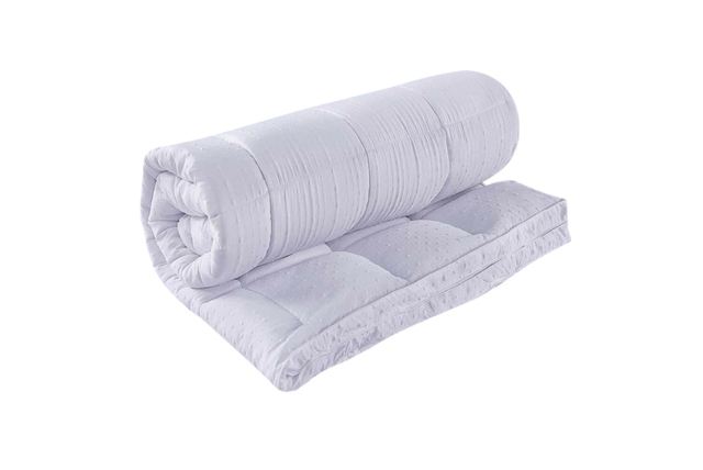 Hotel Quality 5cm Microfibre 3D Bubble Mattress Topper - Machine Washable, 4 Sizes - image 1
