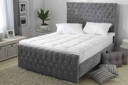 Hotel Quality 5cm Microfibre 3D Bubble Mattress Topper - Machine Washable, 4 Sizes - thumbnail 2