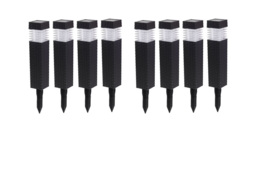 Solar LED Rattan Pathway Lights - Weatherproof Outdoor Garden Set - thumbnail 4