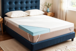 Soft Bamboo Memory Foam Mattress Topper - 5 Sizes & Up to 5cm Thickness!