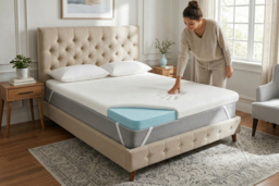 PRICE DROP! Soft Bamboo Memory Foam Mattress Topper - 5 Sizes & Up to 5cm Thickness! - thumbnail 2