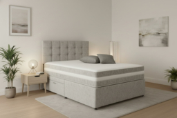 PRICE DROP! Crushed Velvet Divan Bed with 4-Drawer Storage, Crushed Velvet & Memory Foam Mattress - Double, King or Single - thumbnail 5
