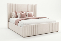 PRICE DROP! Texas Upholstered Bed with Mattress - 6 Sizes & 5 Colours - thumbnail 7