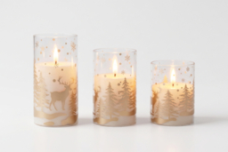 3-Piece Printed Acrylic Candle Light Set with Remote Control - thumbnail 7