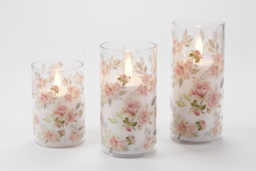 3-Piece Printed Acrylic Candle Light Set with Remote Control - thumbnail 8