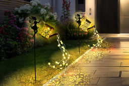 Solar LED Fairy and Watering Can Garden Light - thumbnail 3