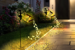 Solar LED Fairy and Watering Can Garden Light - thumbnail 7