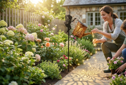 Solar LED Fairy and Watering Can Garden Light - thumbnail 6