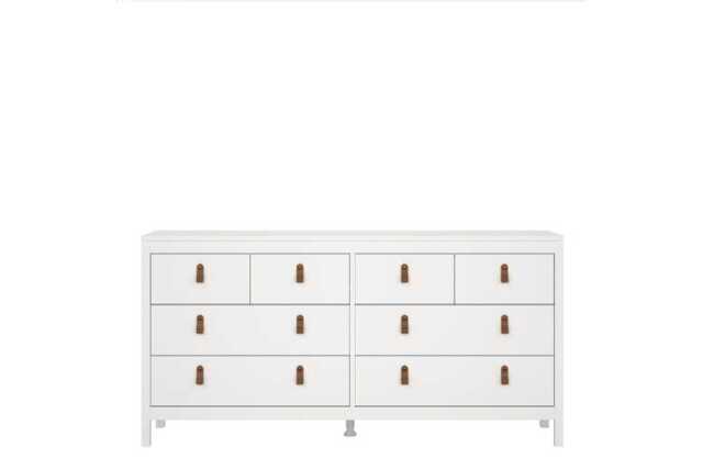 8-Drawer Wooden Double Dresser - Modern Minimalist Bedroom Storage Unit - image 1