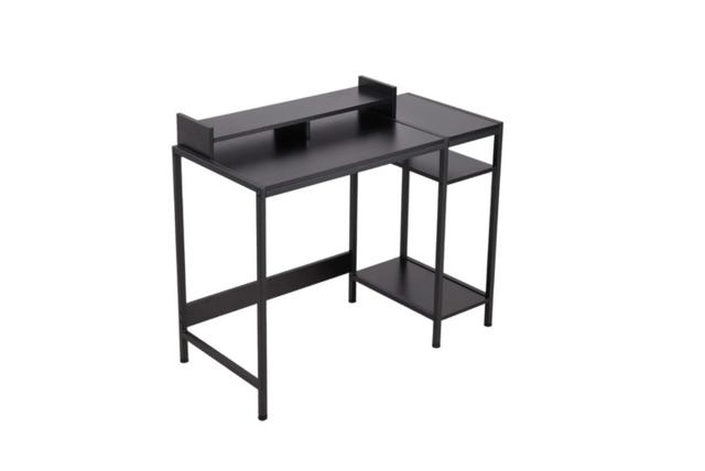 PRICE DROP! Ergonomic Office Desk with Monitor Stand & Storage Shelves - image 1