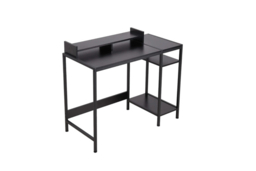 PRICE DROP! Ergonomic Office Desk with Monitor Stand & Storage Shelves - thumbnail 5