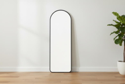 Full-Length Wall-Mounted Mirror with Arched Frame - thumbnail 7