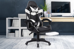 PRICE DROP! Recliner Massage Gaming Chair with Leg Rest & Head Rest!
