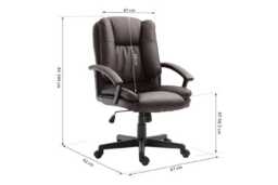 Ergonomic PU Leather Gaming Chair - Esports Executive Recliner, Adjustable Height, 360° Swivel, 120kg Racing Style Seat - thumbnail 4