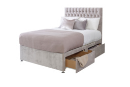 Chesterfield Divan Bed Set including mattress and storage options! - thumbnail 3