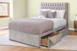Chesterfield Divan Bed Set including mattress and storage options! - thumbnail 4