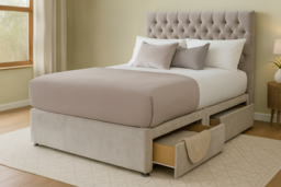 Chesterfield Divan Bed Set including mattress and storage options! - thumbnail 6