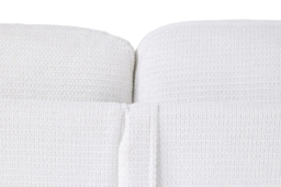 PRICE DROP! Chenille Upholstered 2-Seater Sofa with Cushions - White - thumbnail 8