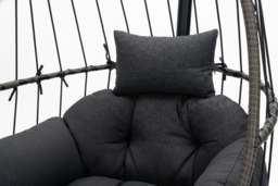 Hanging Egg Chair with Cushion & Adjustable Headrest - thumbnail 8