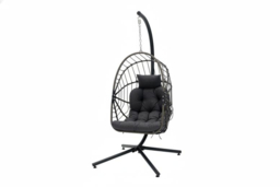 Hanging Egg Chair with Cushion & Adjustable Headrest - thumbnail 6