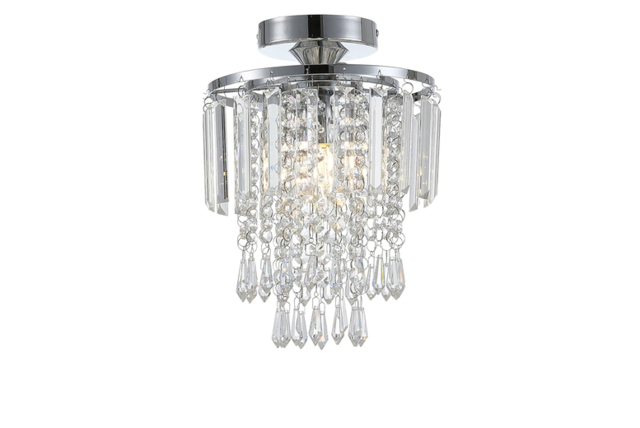Crystal Mount Ceiling Light - image 1