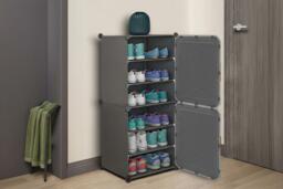 6-Tier Shoe Cabinet with Removable Shelves for Space-Saving Storage - thumbnail 3