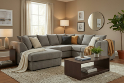 Dylan Grey Jumbo Cord Left Hand Corner Sofa - Fabric, Deep Seating, Modern 3-Seater - thumbnail 6