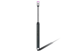 USB Rechargeable Metal Candle Lighter - Modern Windproof Decorative Home Accessory (Zinc Alloy, 255mm, 5 Colours)