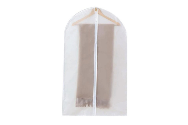 PEVA Zip Up Clothes Cover Set - 3 Sizes, Washable Garment Protection - image 1