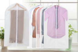 PEVA Zip Up Clothes Cover Set - 3 Sizes, Washable Garment Protection - thumbnail 5