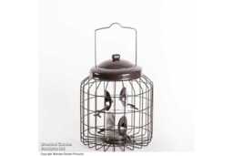 Squirrel-Proof Bird Feeder - Weather-Resistant Steel, Hygienic, 500g Seed Capacity - thumbnail 3