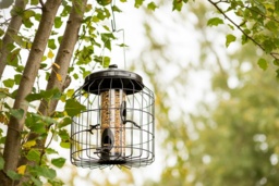 Squirrel-Proof Bird Feeder - Weather-Resistant Steel, Hygienic, 500g Seed Capacity - thumbnail 2