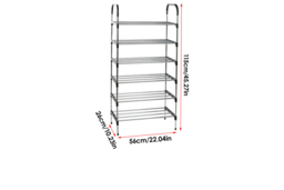 6-Tier Stackable Shoe Rack Organiser - thumbnail 3
