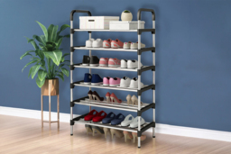 6-Tier Stackable Shoe Rack Organiser - thumbnail 2