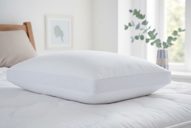 Microfibre Airflow Cooling Pillow - Breathable, Hypoallergenic, Machine Washable - Single, Double, or Family Pack - image 1