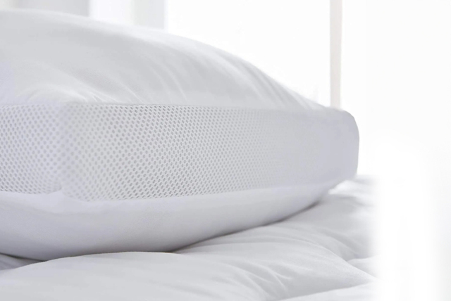 Microfibre Airflow Cooling Pillow - Breathable, Hypoallergenic, Machine Washable - Single, Double, or Family Pack - image 1