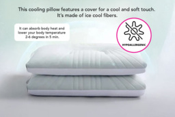 Luxury Ice Silk Cooling Pillow - Adjustable Height, Breathable Cotton, Summer Cooling Comfort - thumbnail 4
