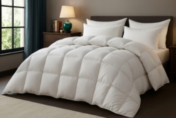 PRICE DROP! Premium Duck & Goose Feather Down Duvet - 4.5 Tog, Hypoallergenic, Machine Washable, Hotel Quality - 4 Sizes - thumbnail 2