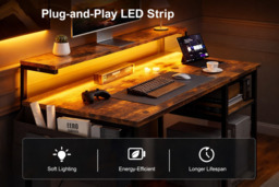 EcoFurnix Gaming Desk - 100x48cm - thumbnail 3