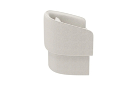 Lowen Cream Bouclé Accent Chair with Sculptural Curved Style - thumbnail 7