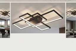 LED Semi-Flush Ceiling Light - 2 styles - thumbnail 3